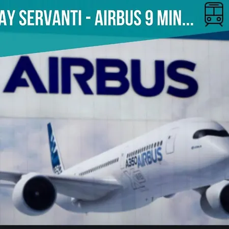 Διαμέρισμα Blue Note - Terrasse - Parking - Airbus - Hop Purpan - Toulousecozyflat *
