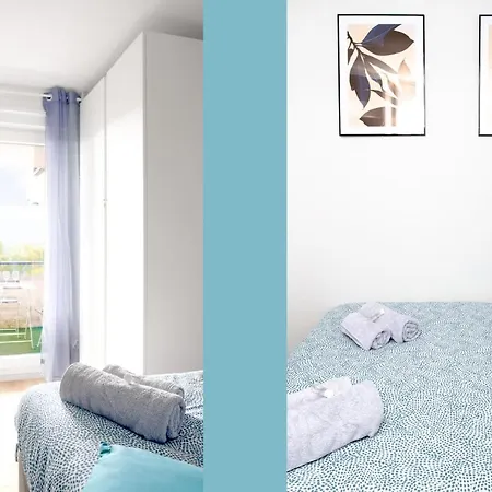 Blue Note - Terrasse - Parking - Airbus - Hop Purpan - Toulousecozyflat Apartment